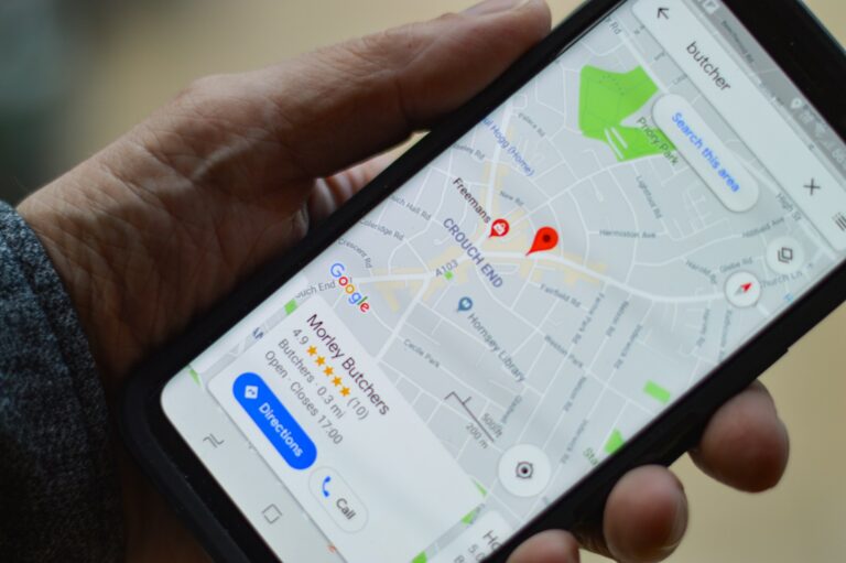 Google Maps auf dem Smartphone